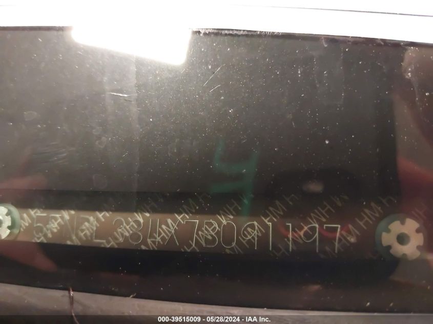 2007 Honda Odyssey Ex VIN: 5FNRL384X7B091197 Lot: 39515009