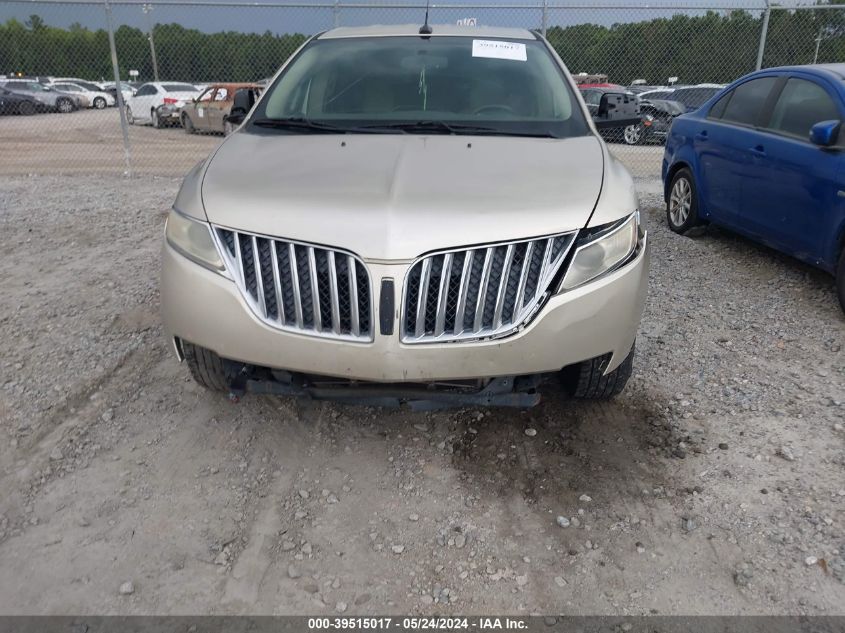 2011 Lincoln Mkx VIN: 2LMDJ6JK0BBJ07844 Lot: 39515017