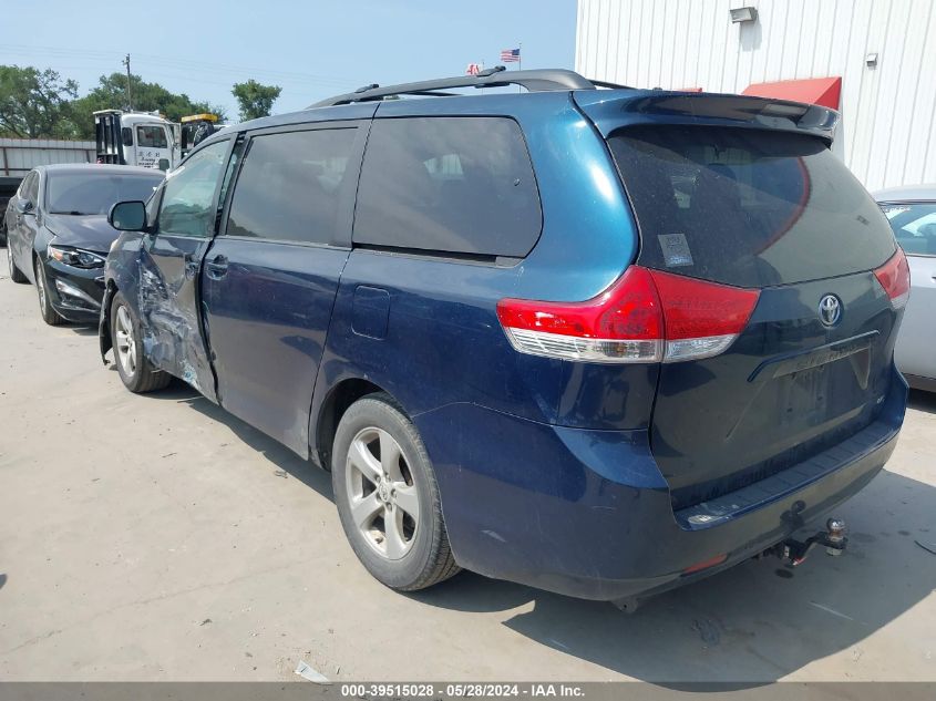 2011 Toyota Sienna Le V6 VIN: 5TDKK3DC0BS046761 Lot: 39515028