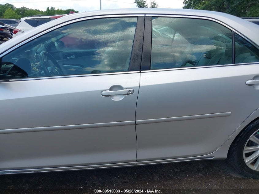 2012 Toyota Camry Xle VIN: 4T4BF1FK0CR238399 Lot: 39515033