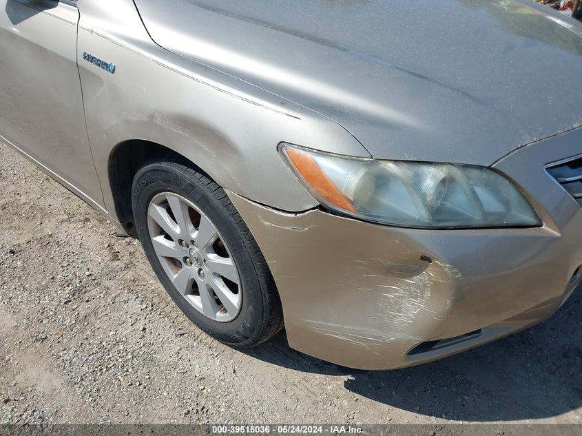 2009 Toyota Camry Hybrid VIN: JTNBB46K193052764 Lot: 39515036