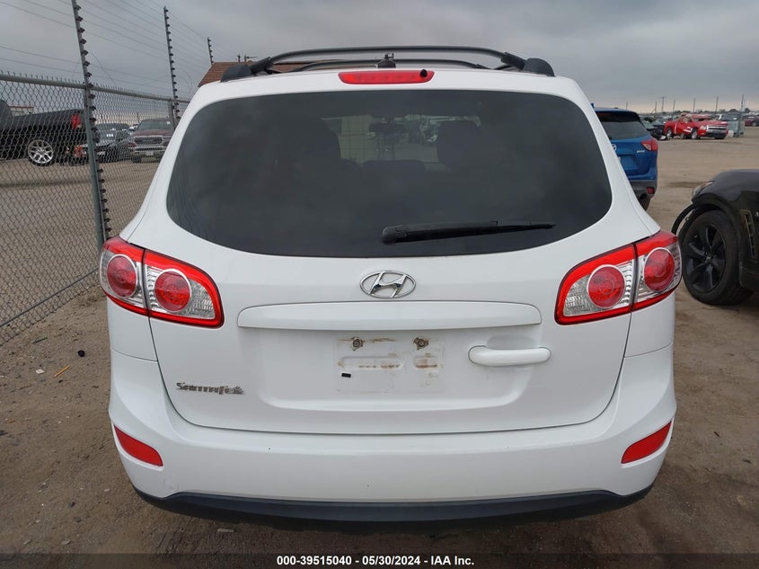 2012 Hyundai Santa Fe Gls VIN: 5XYZG3AB6CG141626 Lot: 39515040