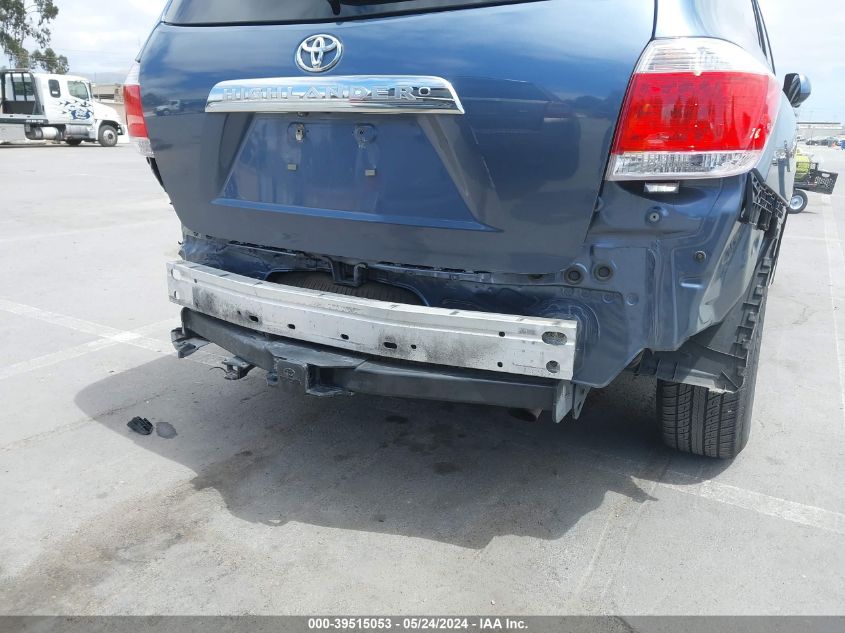 2013 Toyota Highlander Se V6 VIN: 5TDZK3EH2DS094841 Lot: 39515053