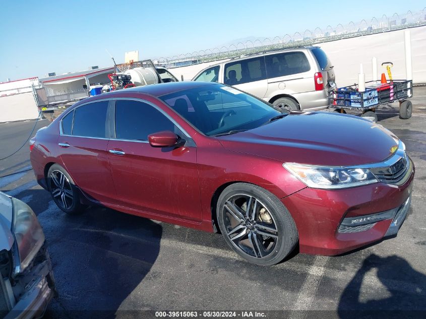 2017 Honda Accord Sport VIN: 1HGCR2F59HA015427 Lot: 39515063