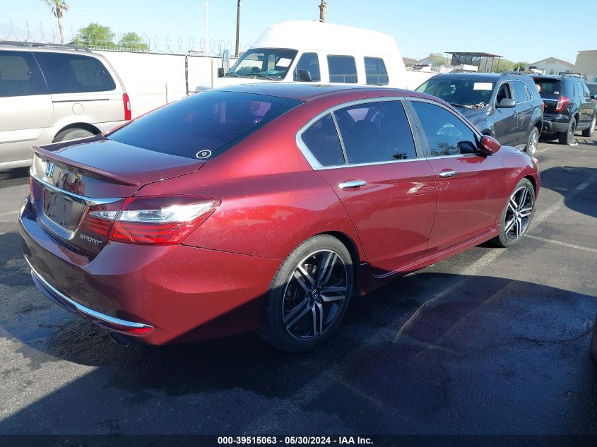 2017 Honda Accord Sport VIN: 1HGCR2F59HA015427 Lot: 39515063