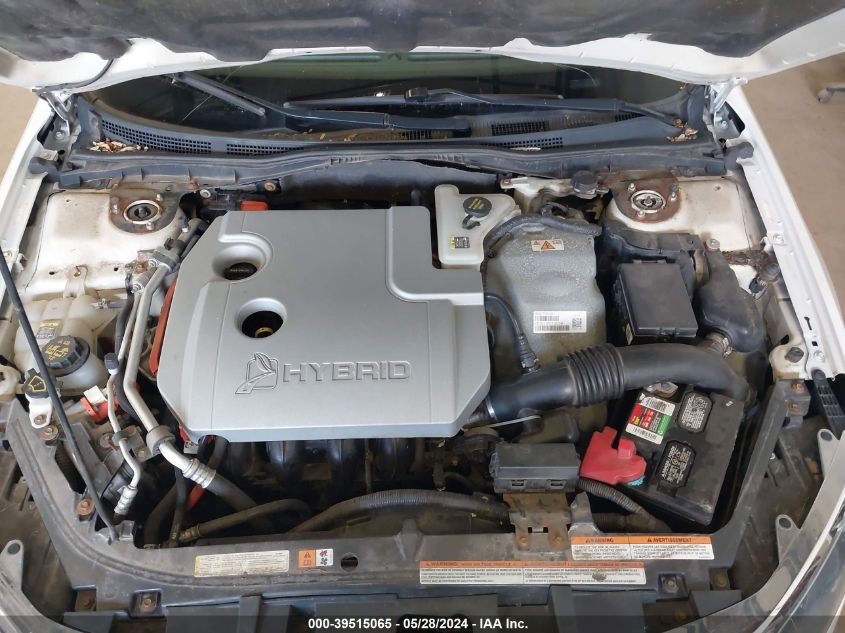 2011 Ford Fusion Hybrid VIN: 3FADP0L3XBR124126 Lot: 39515065