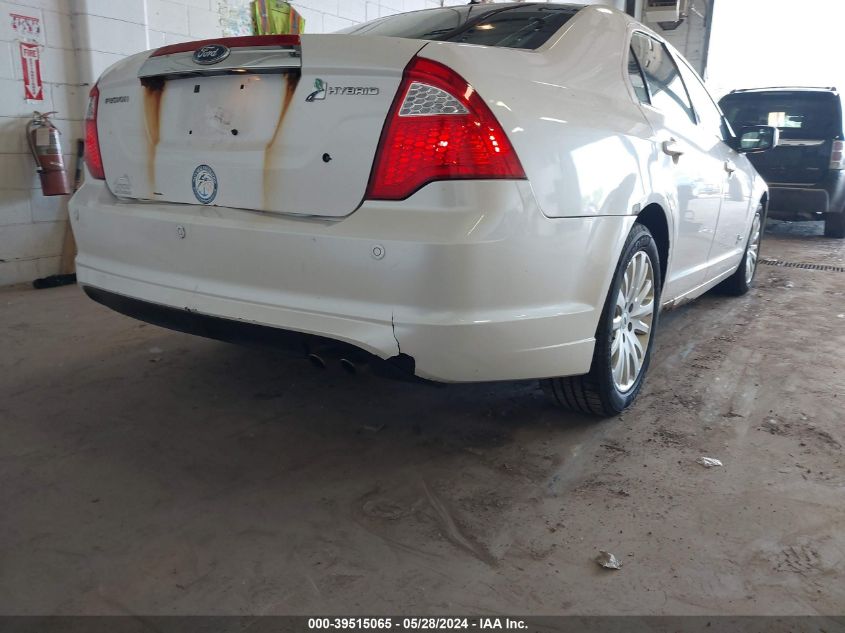 2011 Ford Fusion Hybrid VIN: 3FADP0L3XBR124126 Lot: 39515065