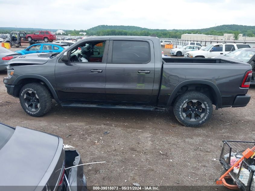 2019 Ram 1500 Rebel 4X4 5'7 Box VIN: 1C6SRFLT3KN671179 Lot: 39515073