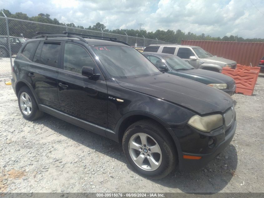 2007 BMW X3 3.0Si VIN: WBXPC93497WF16573 Lot: 39515076