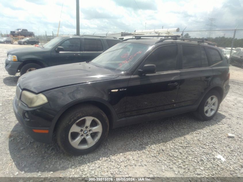 2007 BMW X3 3.0Si VIN: WBXPC93497WF16573 Lot: 39515076