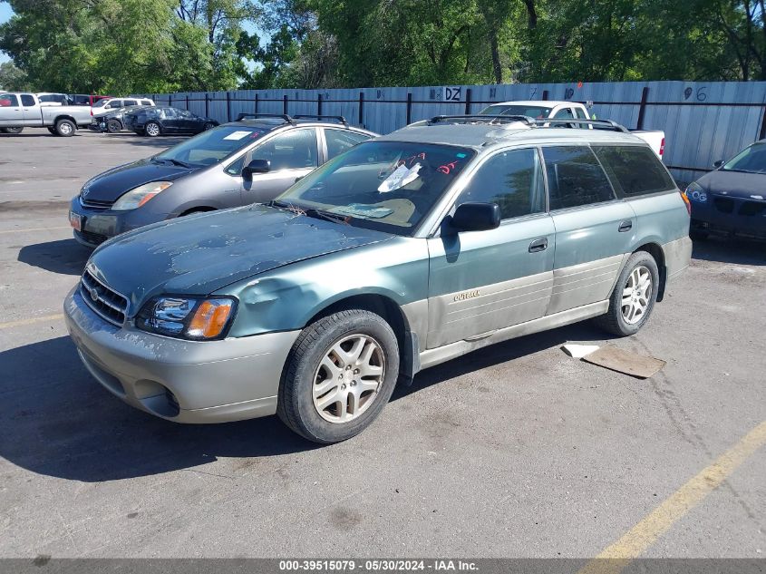 2001 Subaru Outback VIN: 4S3BH675017633516 Lot: 39515079