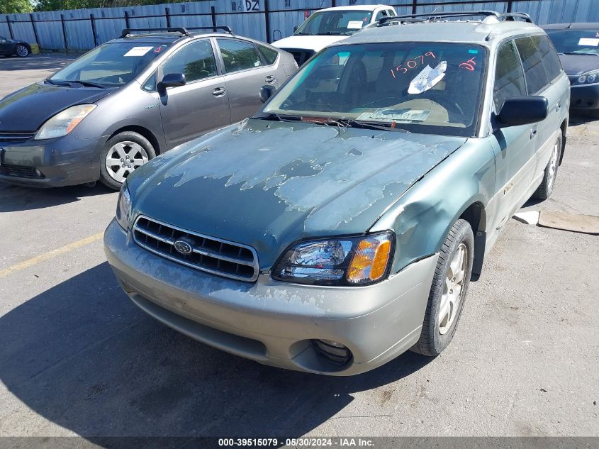 2001 Subaru Outback VIN: 4S3BH675017633516 Lot: 39515079