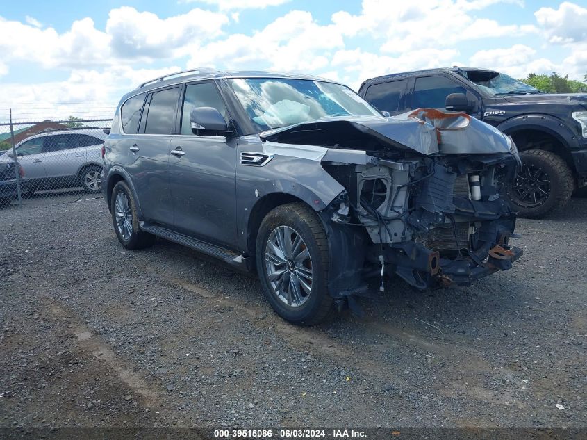 2021 Infiniti Qx80 Luxe VIN: JN8AZ2AF9M9720234 Lot: 39515086