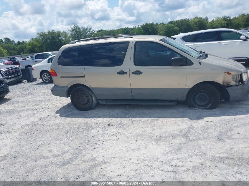 2000 Toyota Sienna Le VIN: 4T3ZF13C9YU248403 Lot: 39515087