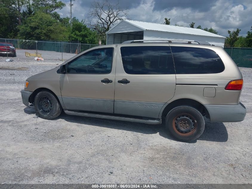 2000 Toyota Sienna Le VIN: 4T3ZF13C9YU248403 Lot: 39515087