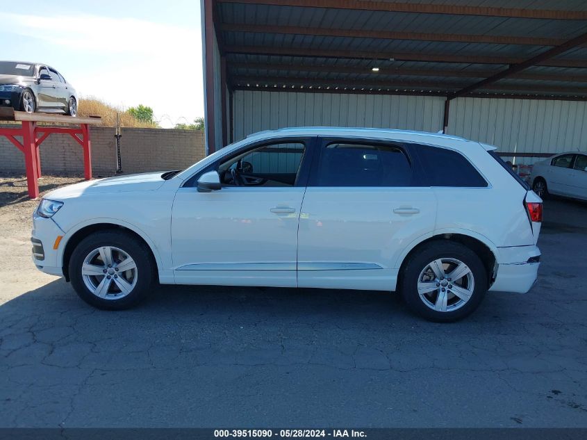 2019 Audi Q7 45 Premium/45 Se Premium VIN: WA1AHAF72KD020165 Lot: 39515090