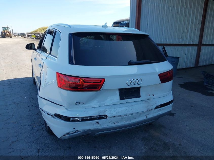 2019 Audi Q7 45 Premium/45 Se Premium VIN: WA1AHAF72KD020165 Lot: 39515090