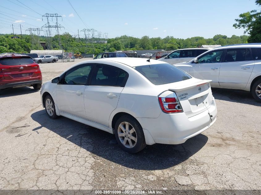 3N1AB6AP8CL662559 | 2012 NISSAN SENTRA