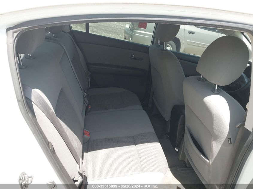 3N1AB6AP8CL662559 | 2012 NISSAN SENTRA