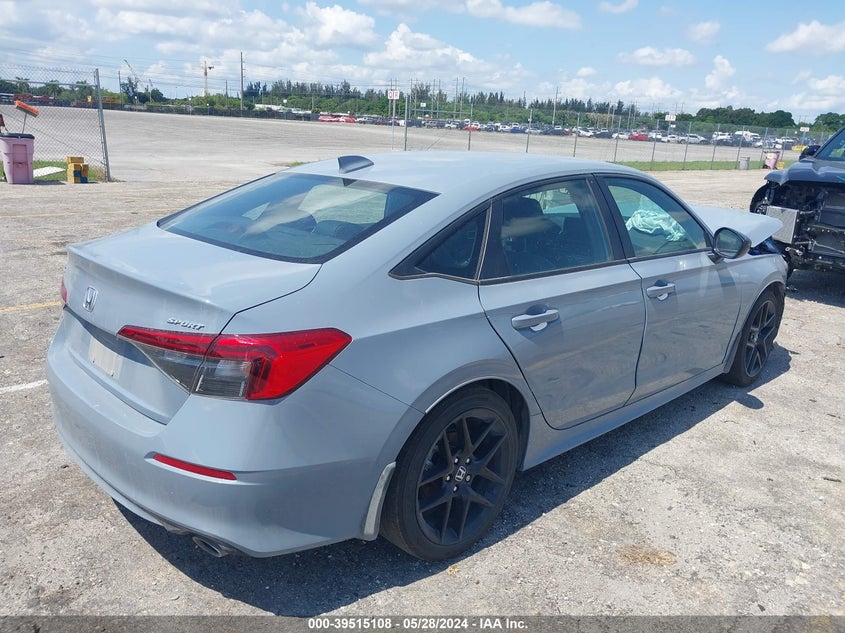 VIN 2HGFE2F50PH564300 2023 HONDA CIVIC SPORT