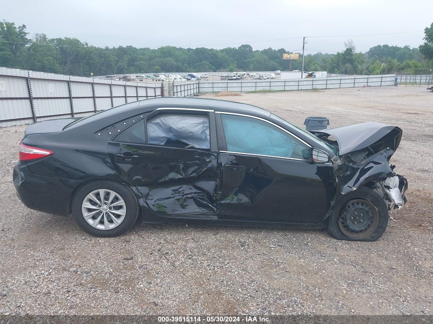 2015 Toyota Camry Le VIN: 4T4BF1FK2FR482978 Lot: 39515114