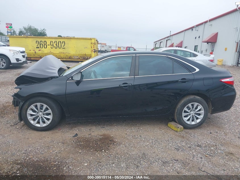 2015 Toyota Camry Le VIN: 4T4BF1FK2FR482978 Lot: 39515114