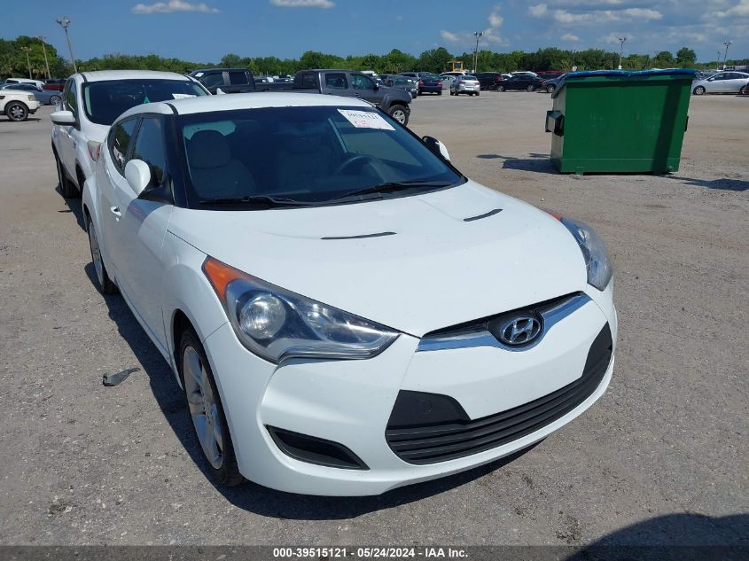 2014 Hyundai Veloster Base W/Gray VIN: KMHTC6AD5EU207326 Lot: 39515121