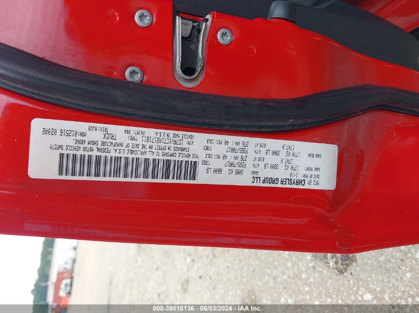 2010 Dodge Ram 1500 Slt/Sport/Trx VIN: 1D7RV1CT1AS171811 Lot: 39515136