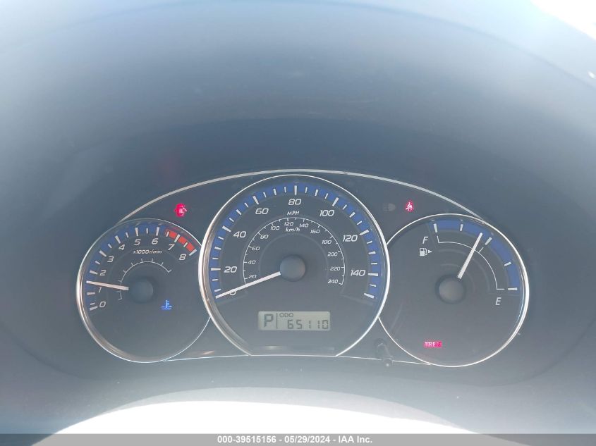 2011 Subaru Forester 2.5X VIN: JF2SHABC3BH741599 Lot: 39515156