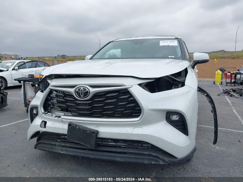 2023 Toyota Highlander Xle VIN: 5TDKDRAH4PS002430 Lot: 39515183