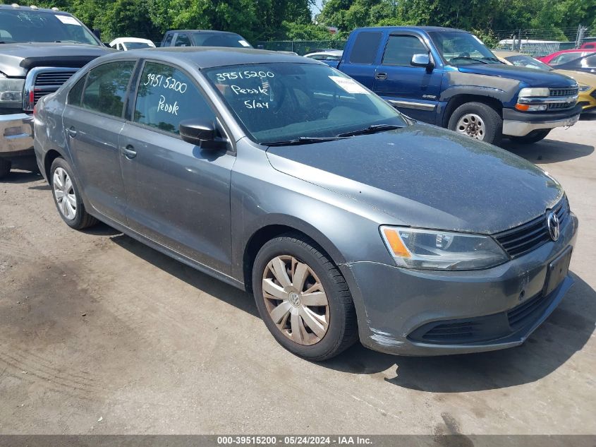 2012 Volkswagen Jetta 2.0L S VIN: 3VW2K7AJ2CM394313 Lot: 39515200