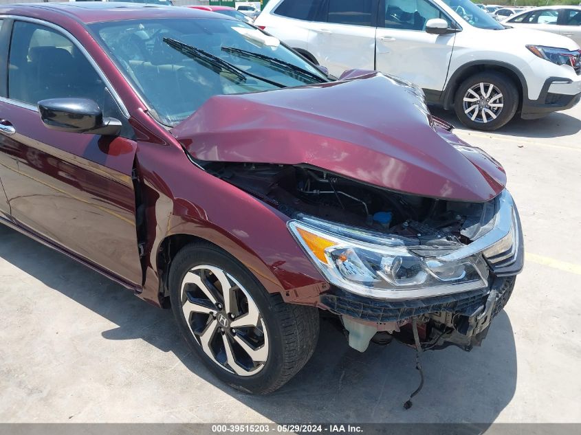 2016 Honda Accord Ex-L VIN: 1HGCR2F82GA018954 Lot: 39515203