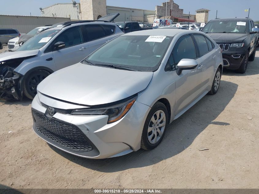 2022 Toyota Corolla Le VIN: 5YFEPMAE7NP288647 Lot: 39515218