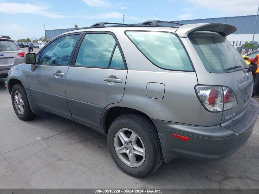 2001 Lexus Rx 300 VIN: JTJHF10U010168942 Lot: 39515220