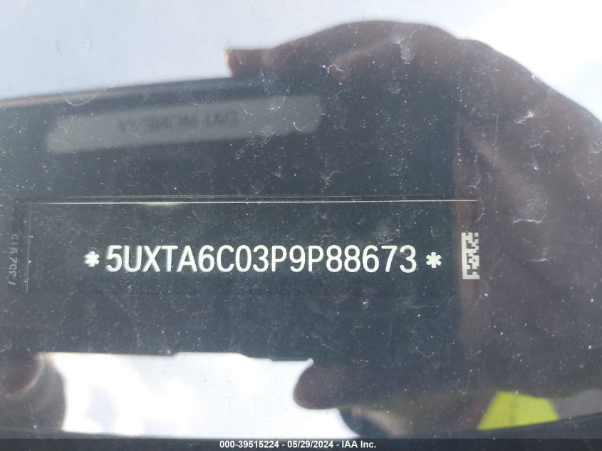 2023 BMW X5 Phev xDrive45E VIN: 5UXTA6C03P9P88673 Lot: 39515224