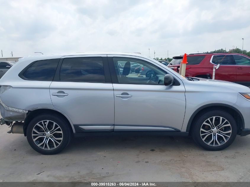 2016 Mitsubishi Outlander Es VIN: JA4AD2A39GZ016758 Lot: 39515263