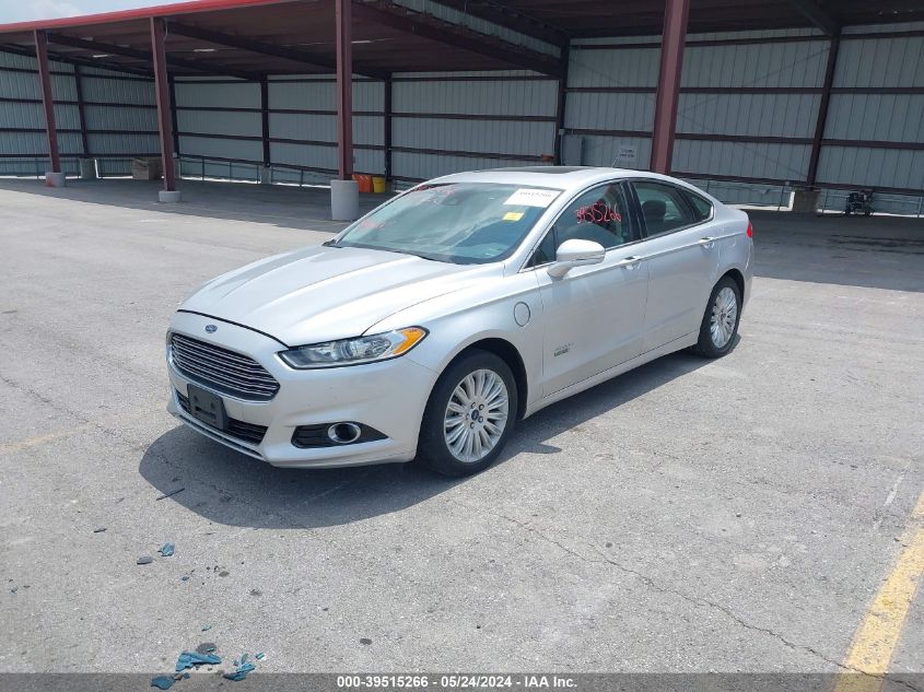 2014 Ford Fusion Energi Titanium VIN: 3FA6P0SU1ER207564 Lot: 39515266