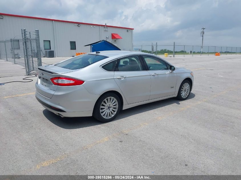 2014 Ford Fusion Energi Titanium VIN: 3FA6P0SU1ER207564 Lot: 39515266