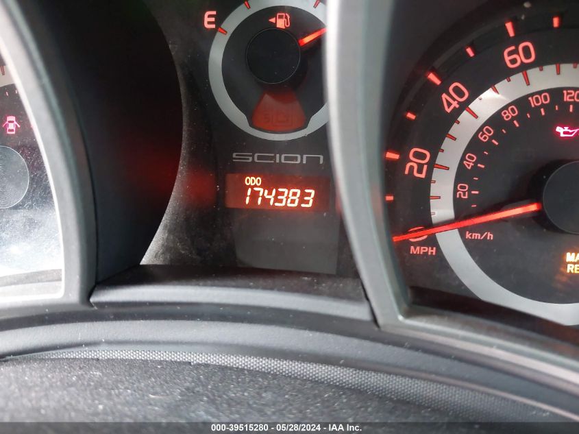 2012 Scion Tc VIN: JTKJF5C78C3033199 Lot: 39515280