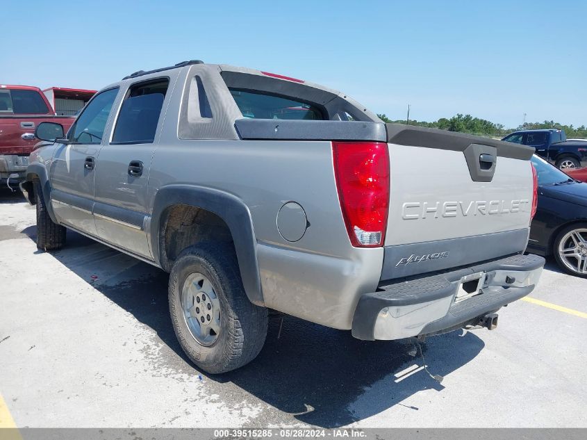 2004 Chevrolet Avalanche 1500 VIN: 3GNEC12T04G114082 Lot: 39515285