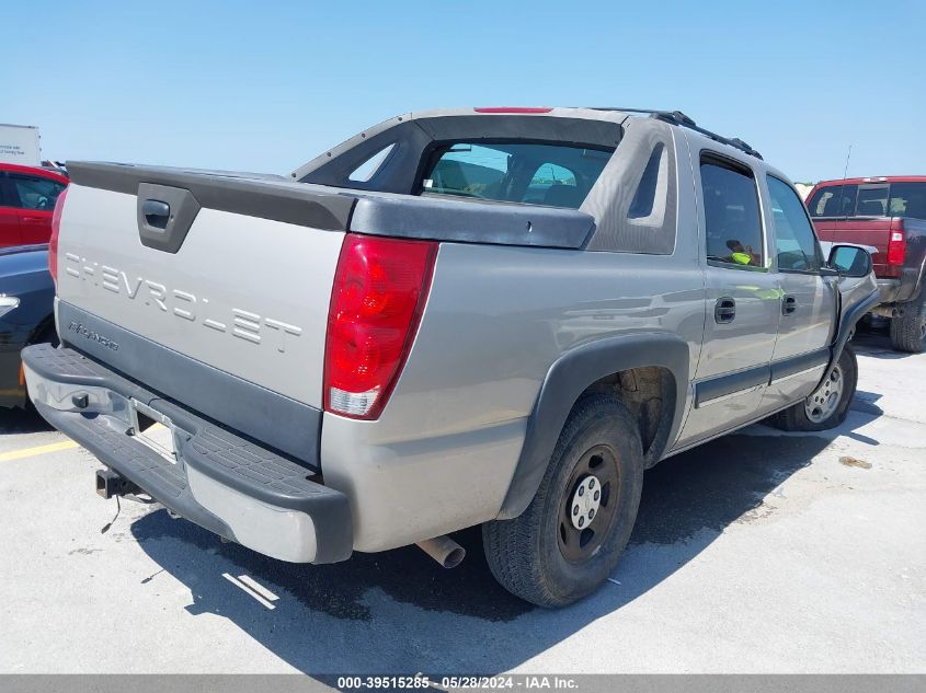 2004 Chevrolet Avalanche 1500 VIN: 3GNEC12T04G114082 Lot: 39515285