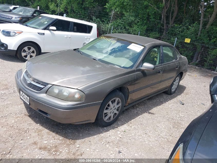 2002 Chevrolet Impala VIN: 2G1WF52E429171284 Lot: 39515288