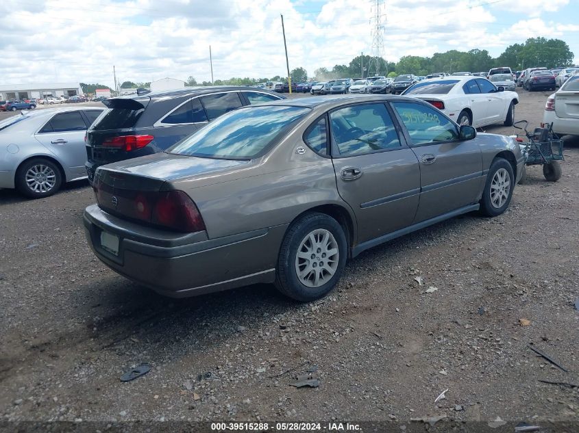 2002 Chevrolet Impala VIN: 2G1WF52E429171284 Lot: 39515288