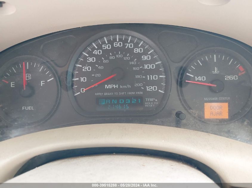 2002 Chevrolet Impala VIN: 2G1WF52E429171284 Lot: 39515288