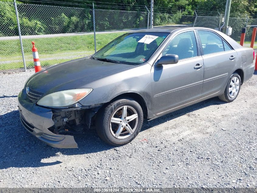 2004 Toyota Camry Le VIN: 4T1BE32K24U801999 Lot: 39515294