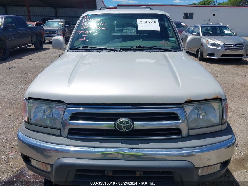 2000 Toyota 4Runner Sr5 V6 VIN: JT3HN86R7Y0273722 Lot: 39515310