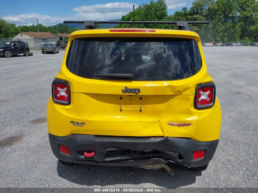 2017 Jeep Renegade Trailhawk 4X4 VIN: ZACCJBCB6HPF10359 Lot: 39515319