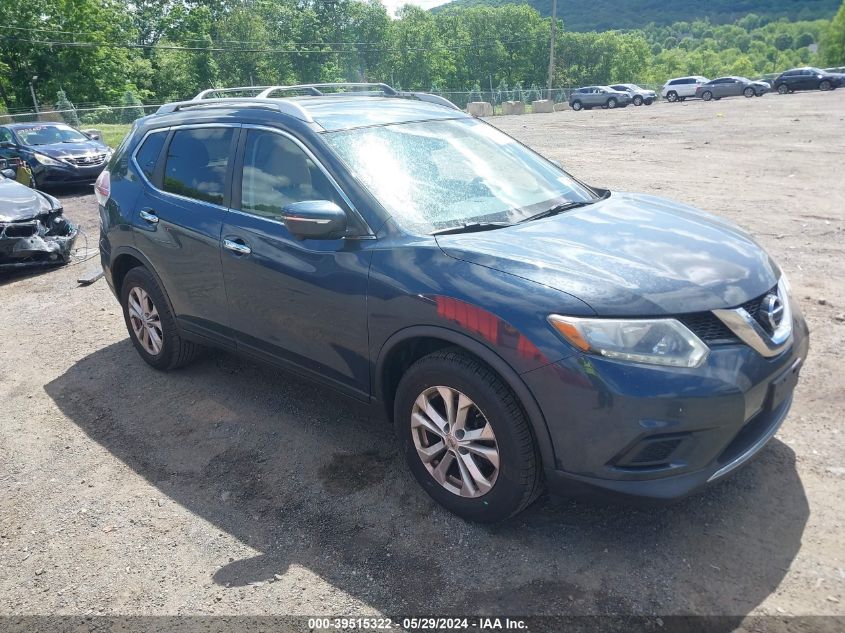 2015 Nissan Rogue Sv VIN: KNMAT2MV5FP565681 Lot: 39515322