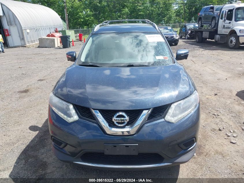 2015 Nissan Rogue Sv VIN: KNMAT2MV5FP565681 Lot: 39515322