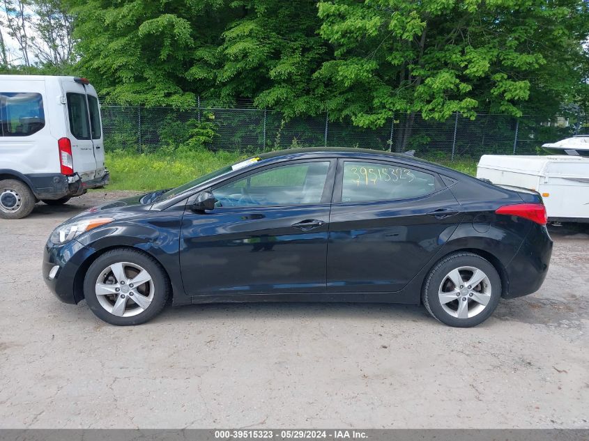 2013 Hyundai Elantra Gls VIN: 5NPDH4AEXDH335738 Lot: 39515323